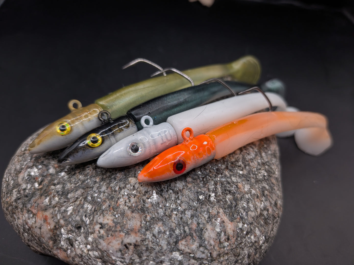 10g Sandeels soft lure selection pack x4