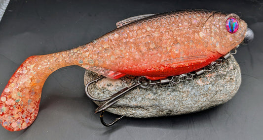 57g 150mm soft bait roach in sunset