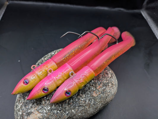 50g immitation sandeels in pink lemonade x 1
